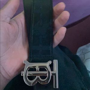 Burberry black belt